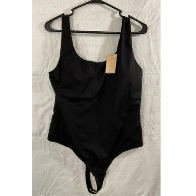 Popilush Shaper Bodysuit Womens XXL Black One Piece Slimming Stretch Shapewear