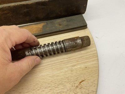 Vintage Adjustable Machine Reamer Metal Cutting Tool With Wood Storage Box