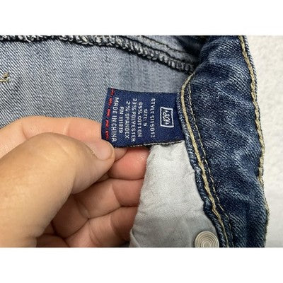 STS Blue Jeans Womens 9/29 Blue Distressed Skinny Raw Hem Stretch Streetwear
