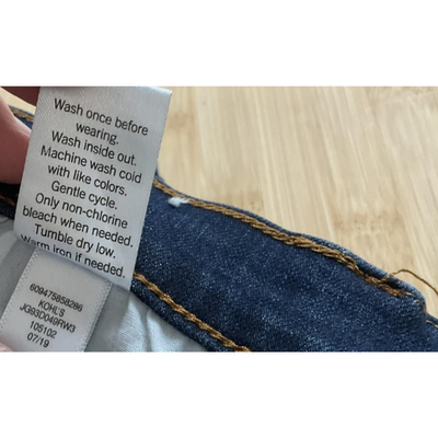 SO Jeans Juniors 1 Blue Dark Wash FLXStretch Skinny Distressed Ripped Low Rise