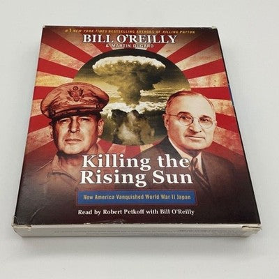 Killing the Rising Sun Audiobook Bill O'Reilly Martin Dugard 8 CD WWII 2016