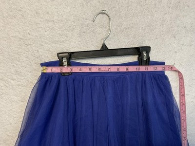 Skirt Tank Set Junior/Womens Sz 5 Blue Tulle Sequin Crop Party Formal Love Reign