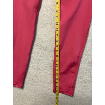 AENLLEY Leggings Womens XL Pink High Rise Yoga Pants Pockets Stretch Activewear