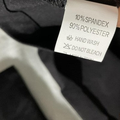 Dress Juniors 3 Black Mini Shift Long Sleeve White Bow Front Casual Party