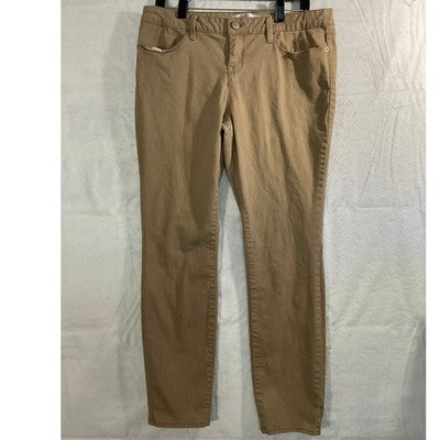 No Boundaries Skinny Pants Women 17 Khaki Tan Stretch Cotton Chino Trousers