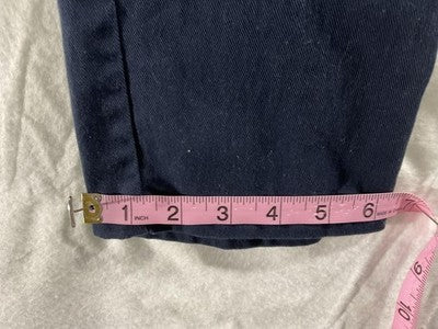 Nautica School Uniform Pants Boys 10 Blue Twill Adjustable Waist Stretch Cotton