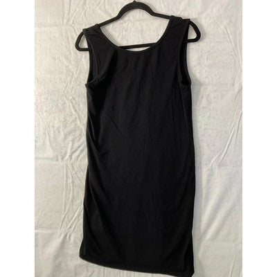 On Fire Tank Dress Womens XL Black Melanin Queen Graphic Sleeveless Mini