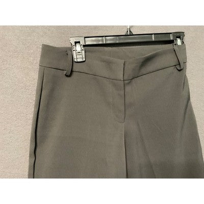 Women's Size 7/8 Black Career Pants Cropped Stretch Polyester Spandex
