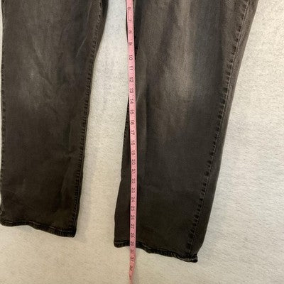 Arizona Jean Co Jeans Mens 56x32 Black Charcoal Straight Big & Tall Stretch