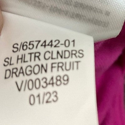Old Navy Halter Column Dress Womens Large Dragon Fruit Pink Midi Slit Summer
