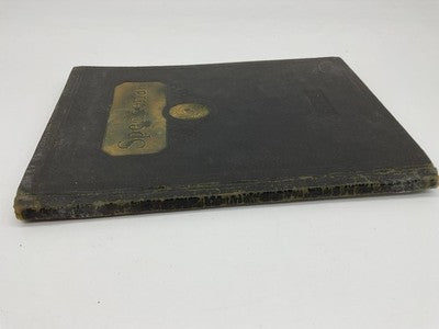 Vintage 1928 The Spencerian High School Yearbook Black Illustrated HC History