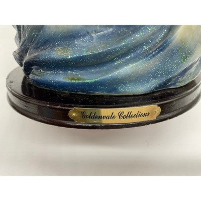 Goldenvale Collections Angel Figurine Large Pink Blue Violin Dolphin Cherub 16"