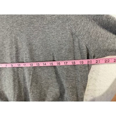 Primark Cares Sweater Women XL Grey Mock Neck Raglan Knit Pullover Basic