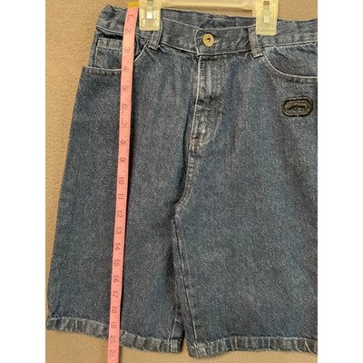 Ecko Unltd Kids Jean Shorts & Tee Size 12M Blue Denim Casual Summer Boys NWT
