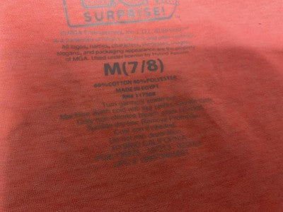 L.O.L. Surprise! Shirt Girls 7/8 Pink Crew Neck LOL Dolls Graphic Tee Top