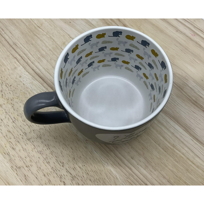 Market Finds I Love Cats Mug Ceramic Gray Heart Microwave Dishwasher Safe Cup
