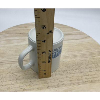 Vintage Revco Pharmacy Coffee Mug Cup White Blue Logo A Friend For Life Promo