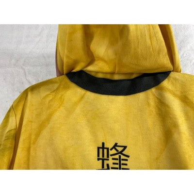 Faux Real Breaking Bad Hoodie Mens Small Yellow Hazmat Suit Cosplay Zip Up