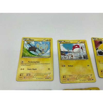 Pokemon TCG Electric Card Lot 6pc Shinx Voltorb Joltik Chinchou Tynamo Mareep