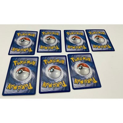 Pokemon Water Type Card Lot 7pc Froakie Psyduck Spheal Luvdisc TCG Mixed Set