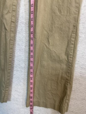 Dickies Pants Womens 10 Beige Relaxed Fit Khakis Stretch Workwear Twill Casual