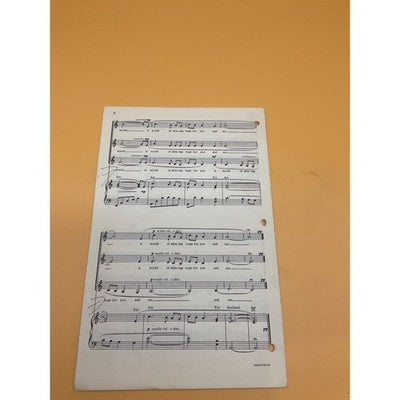 Antique Choral Music Collection – "Deep Purple," "Love Letters in the Sand"