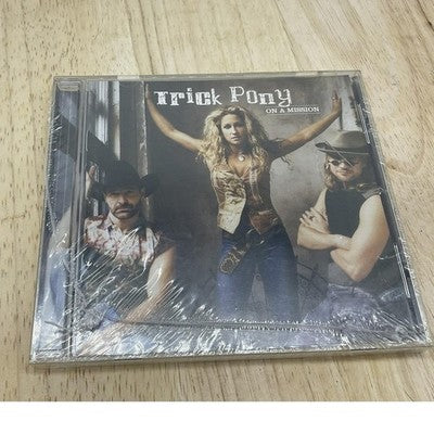 Trick Pony CD On A Mission 2002 Country Album Warner Bros Brown Artwork