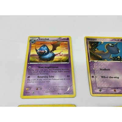 Pokemon TCG Psychic Card Lot 6pc Purple Gastly Zubat Pumpkaboo Shuppet Swoobat