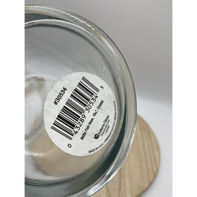 Indiana Glass Betta Fish Vase 10" Clear Crystal Flower Centerpiece Home Decor