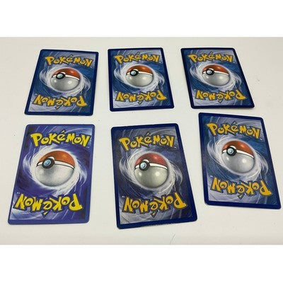 Pokemon TCG Card Lot 6pc Onix Base Set 2 Lotad Holo Jigglypuff Ralts Trainer