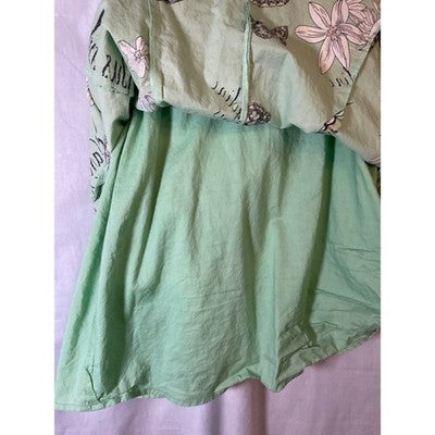 Ann Taylor LOFT 8P Petite Cotton Skirt, Butterfly Floral, Lined, Cute Spring