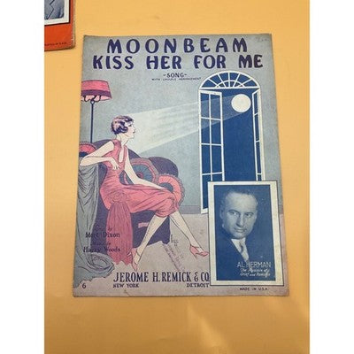 Lot of 4 Vintage Sheet Music – Jazz, Romance, and Nostalgia, "Deed I Do"