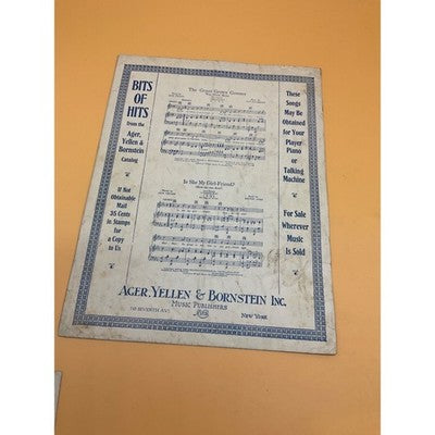 Lot of 4 Vintage Blues & Romance Sheet Music – "A Good Man Is Hard to Find"