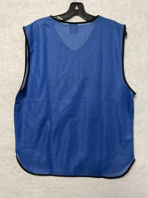 Mitre Training Bib XS-S Blue Mesh Pinnie Vest Soccer Football Practice Scrimmage