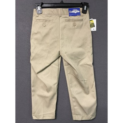 A+ School Uniform Pants Boys 4 Double Knee Adjustable Waist Durable New