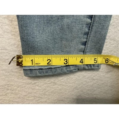 Aeropostale Jeans Womens Medium Light Wash High Rise Jegging Skinny Stretch Long