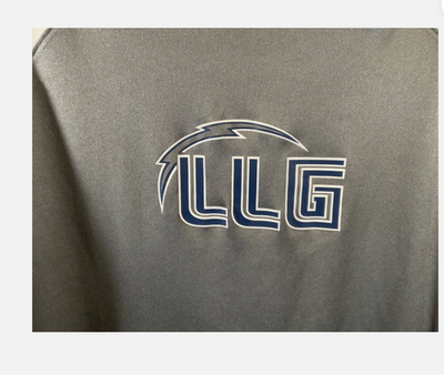 Badger Sport Shirt Mens 2XL Gray LLG Raglan Athletic Performance Training Tee