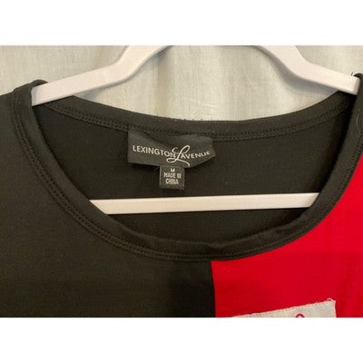 Lexington Avenue Dress Med 3/4 Sleeve, Stretchy Graphic Pullover