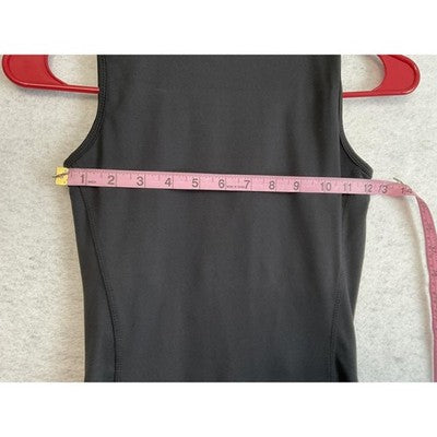 Honeycut Unitard Womens Small Black Sleeveless Dance One Piece Open Back Leotard