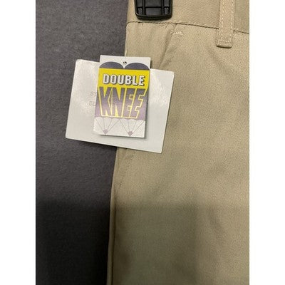 A+ School Uniform Pants Boys 4 Double Knee Adjustable Waist Durable New