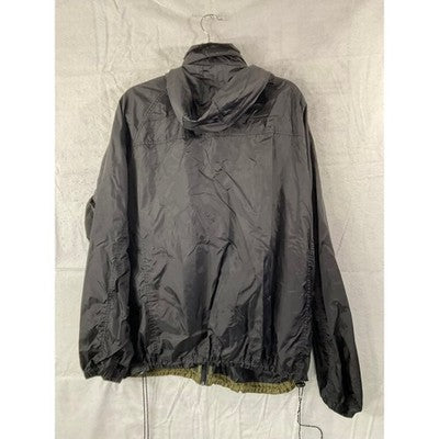 NWTF Windbreaker Jacket Mens XL Black Turkey Hunting Conservation Graphic