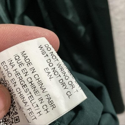 SheIn Dress Womens 1XL Green Satin One Shoulder Ruched Bodycon Party