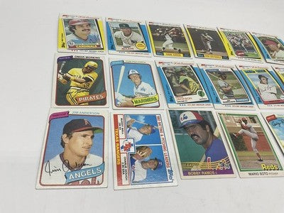 Topps Baseball Card Lot 16x 1982 Kmart MVP Hank Aaron Reggie Jackson Bench