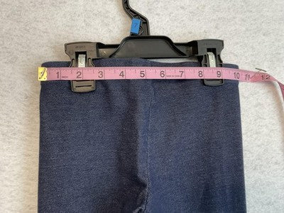 Wonder Nation Jegging Leggings Girls S 6-6X Blue Denim Look Pull On Stretch