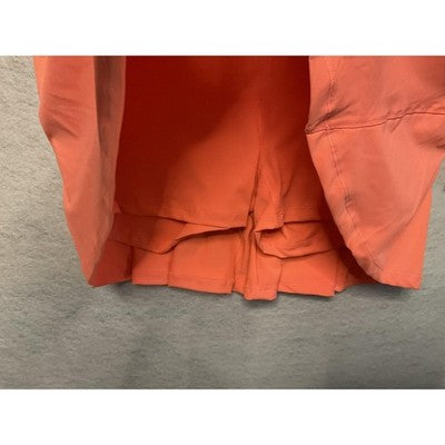 MCEDAR Skort Womens 10 Coral Pleated Athletic Tennis Golf Pocket Lined NWT