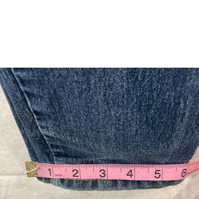 Southpole Moto Distressed Jeans Mens 32x31 Blue Ribbed Skinny Biker Streetwear