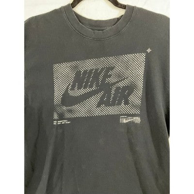 Nike Air Basketball T-Shirt Mens Small Black Graphic Short Sleeve Tee Cotton