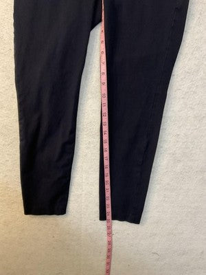 Talbots Pants Womens 6 Navy Blue Skinny Ankle Pull On Stretch Dress Career