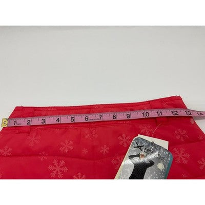 Arctix Snow Skirt Girls Small Melon Red Snowflake Quilted Insulated 6790-58 NEW
