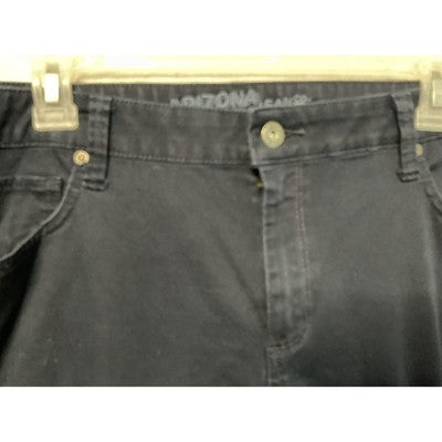 Arizona Jean Co Jeans Womens 17 Navy Skinny Stretch Five Pocket Mid Rise Juniors
